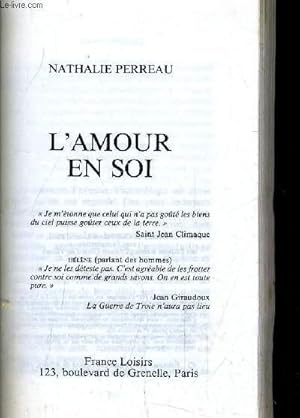 Immagine del venditore per L'AMOUR EN SOI. venduto da Le-Livre