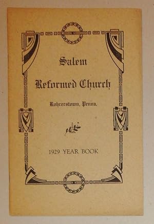Salem Reformed Church Rohrerstown, Pennsylvania; First Annual Year Book