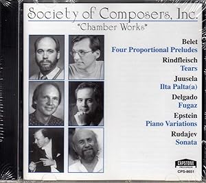 Bild des Verkufers fr Society of Composers, Inc.: "Chamber Works" - SCI CD No.11 [COMPACT DISC] zum Verkauf von Cameron-Wolfe Booksellers