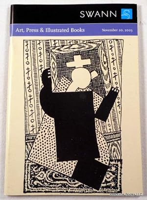 Seller image for Art, Press & Illustrated Books. Swann Galleries: November 20, 2003. Sale 1986 for sale by Resource Books, LLC