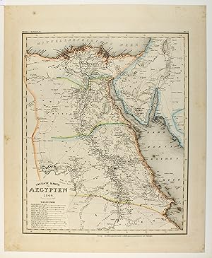 Neueste Karte von Aegypten 1844.