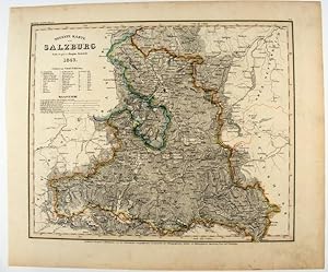 Neueste Karte von Salzburg 1843.