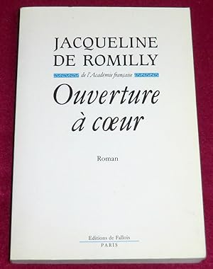 Bild des Verkufers fr OUVERTURE A COEUR - Roman zum Verkauf von LE BOUQUINISTE
