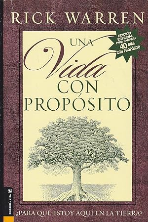 Seller image for UNA VIDA CON PROPOSITO -Para qu estoy aqu en la Tierra? (Edicin Especial para la Campaa 40 das con Propsito) for sale by CALLE 59  Libros