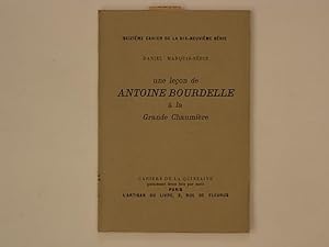 Une leçon de Antoine Bourdelle à la Grande Chaumière