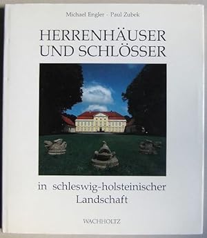 Herrenhäuser und Schlösser in schleswig-holsteinischer Landschaft.