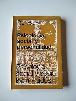 Immagine del venditore per Psicologa social y Personalidad venduto da El libro que vuela