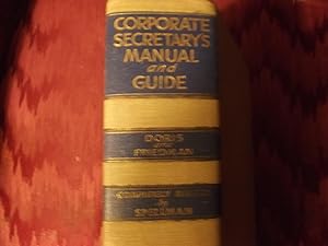 Corporate Secretary's Manual and Guide