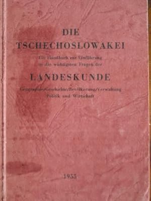 Imagen del vendedor de Ein Handbuch zur Einfrhung in die wichtigsten Fragen der Landeskunde. Geographie / Geschichte / Bevlkerung / Verwaltung / Politik und Wirtschaft. Mit 2 aufklappbaren Karten und einigen Karten im Text. a la venta por Antiquariat Tarter, Einzelunternehmen,