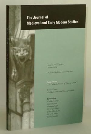 Immagine del venditore per The Journal of Medieval and Early Modern Studies, Volume 32, Number 1, Winter 2002; Special Issue: The Cultural Process of "Appropriation" venduto da Whiting Books