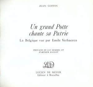 Image du vendeur pour UN GRAND POETE CHANTE SA PATRIE. La Belgique vue par Emile Verhaeren mis en vente par Bibliothque d'un amateur