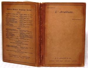 Imagen del vendedor de L'Arrabbiata (Heath's Modern Language Series) - With English Notes and a German-English Vocabulary a la venta por you little dickens