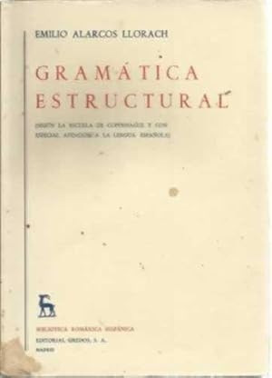 Seller image for Gramtica estructural for sale by Librera Cajn Desastre