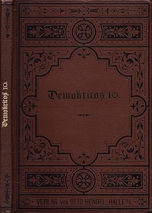 Imagen del vendedor de Demokritos oder Hinterlassene Papiere eines lachenden Philosophen. Band X. a la venta por Antiquariat Immanuel, Einzelhandel