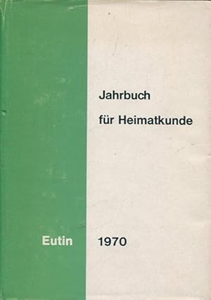 Jahrbuch für Heimatkunde Eutin 1970. Mit Abbildungen im Text.