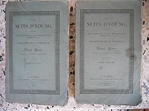 Seller image for Les nuits d'Young , suivies des Tombeaux et des Meditations d'Hervey, etc - Traduction de Le Tourneur for sale by Frederic Delbos