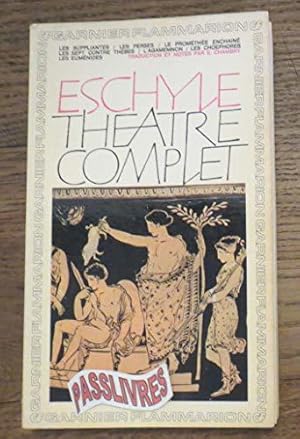 Imagen del vendedor de Eschyle ; Theatre Complet ; Garnier Flammarion a la venta por JLG_livres anciens et modernes