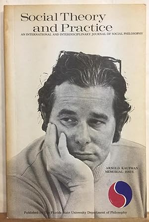 Immagine del venditore per Social Theory and Practice, Spring 1972: Arnold Kaufman Memorial Edition venduto da Recycled Books & Music