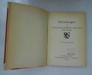 Imagen del vendedor de Nrnberg und der Stahlstich. In: Mitteilungen des Vereins fr Geschichte der Stadt Nrnberg MVGN Band 40 a la venta por Antiquariat Bookfarm