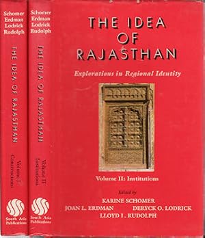 Seller image for The Idea of Rajasthan. Explorations in Regional Identity. Vol. I. Constructions. Vol. II. Institutions. for sale by Asia Bookroom ANZAAB/ILAB