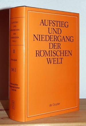 Image du vendeur pour Aufstieg und Niedergang der Rmischen Welt. Teil II: Principat. Band 36.1. [von insgesamt 5 Teilbnden]. Philosophie, Wissenschaften, Technik: Philosophie (Historische Einleitung, Platonismus). mis en vente par Antiquariat Stefan Wulf