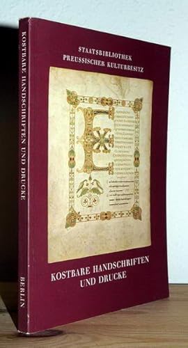 Bild des Verkufers fr Kostbare Handschriften und Drucke. Ausstellung zur Erffnung des Neubaus in Berlin. 15. Dezember 1978-9. Juni 1979. zum Verkauf von Antiquariat Stefan Wulf