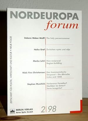 Seller image for NordeuropaforumZeitschrift fr Politik, Wirtschaft und Kultur. Neue Folge. No. 2/98. for sale by Antiquariat Stefan Wulf