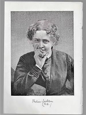 Seller image for Helen Hunt Jackson, Portrait, with Facsimile Signature for sale by Legacy Books II