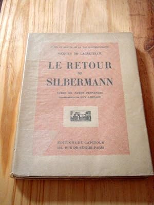Imagen del vendedor de Le retour de Silbermann a la venta por Librairie des Possibles