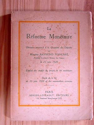 Bild des Verkufers fr Expos des motifs du projet de loi montaire du 25 juin 1928 zum Verkauf von Librairie des Possibles