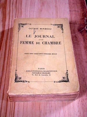 Bild des Verkufers fr Le journal d'une femme de chambre zum Verkauf von Librairie des Possibles