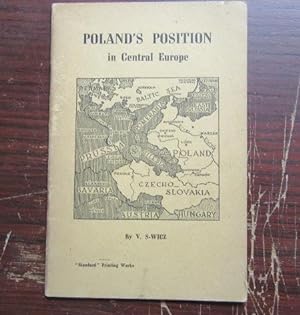 Seller image for Poland's Position in Central Europe. for sale by BRIMSTONES