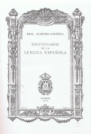 Imagen del vendedor de DICCIONARIO DE LA LENGUA ESPAOLA. a la venta por Librera Torren de Rueda