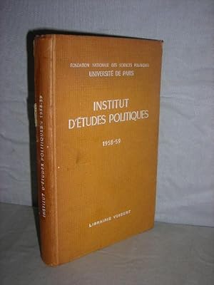 Institut D'Etudes Politiques 1958-59