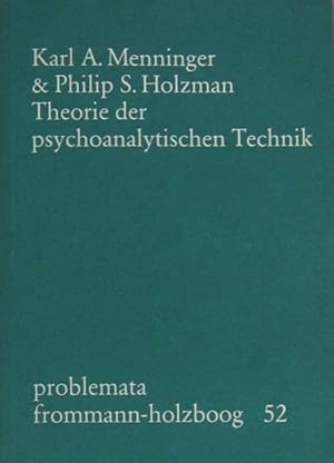 Bild des Verkufers fr Theorie der psychoanalytischen Technik. bers.: Irma John. zum Verkauf von Rotes Antiquariat