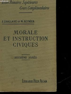 Seller image for COURS DE MORALE ET INSTRUCTION CIVIQUE for sale by Le-Livre