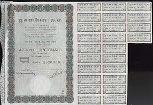Seller image for 1 ACTION DE CENT FRANCS AU PORTEUR - GAMBIN S. A. for sale by Le-Livre