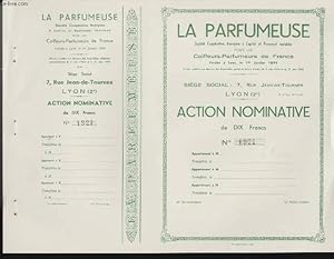 Seller image for 1 ACTION NOMINATIVE - LA PARFUMEUSE for sale by Le-Livre