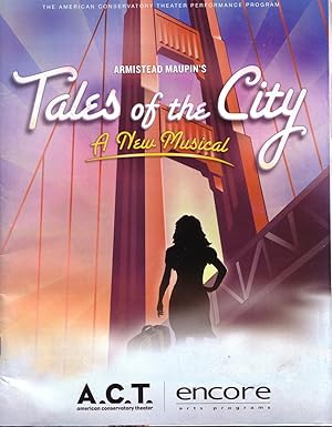 Seller image for Armistead Maupin's Tales of the City: A New Musical: The American Conservatory Theater Performance Program for sale by The Green Arcade
