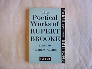 Immagine del venditore per The Poetical Works of Rupert Brooke. Edited By Geoffrey Keynes. venduto da Carmarthenshire Rare Books