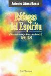 Seller image for Rfagas del Espritu. Testimonio y pensamiento (1984-1998) for sale by AG Library