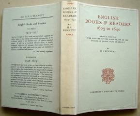 Seller image for English Books & Readers 1603 to 1640. Being a study in the history of the book trade in the reigns of James I and Charles I. for sale by West Grove Books