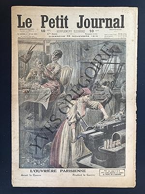 LE PETIT JOURNAL-N°1353-26 NOVEMBRE 1916