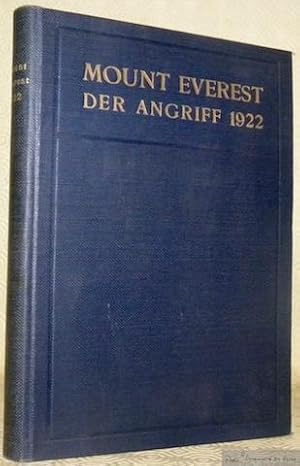 Imagen del vendedor de Mount Everest. Der Angriff 1922. Mit 35 Bildern und 2 Karten. a la venta por Bouquinerie du Varis