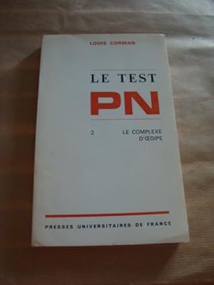 Seller image for Le test PN 2. Le complexe d'oedipe for sale by Llibres Capra