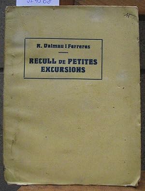 Seller image for RECULL DE PETITES EXCURSIONS for sale by LLIBRES del SENDERI