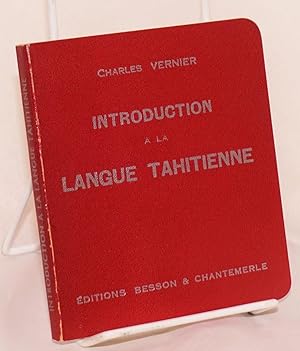 Image du vendeur pour Introduction  la langue Tahitienne mis en vente par Bolerium Books Inc.
