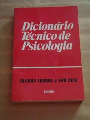 Bild des Verkufers fr Diccionrio Tcnico de Psicologa zum Verkauf von Llibres Capra