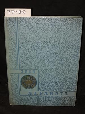 Image du vendeur pour 1958 ALFARATA VOLUME 40 Yearbook mis en vente par Princeton Antiques Bookshop