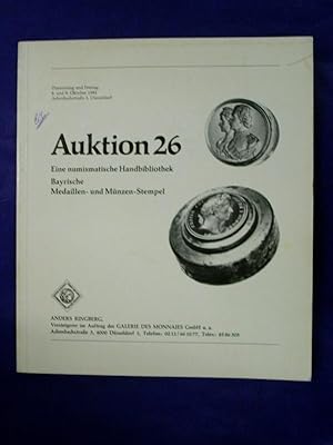 Imagen del vendedor de Eine numismatische Handbibliothek - Bayrische Medaillen- und Mnzen-Stempel a la venta por Buchantiquariat Uwe Sticht, Einzelunter.